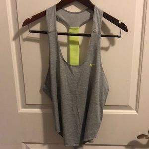 Neon Nike Cropped Tank